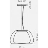 Lampa Wisząca Jelly Szklana 2010783001 Nordlux