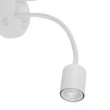 mini: MAJA WHITE  KINKIET 2 PĹ E27 + GU10 (4)
