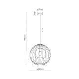 mini: UNIVERSO BLACK 500 LAMPA wisząca 1 (3)