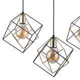 mini: ALAMBRE LAMPA wisząca 3 PĹ LISTWA  CZ/ZĹ (3)