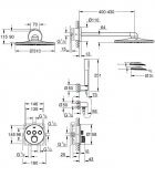 Podtynkowy Zestaw Prysznicowy SmartControl 34709000 Grohe