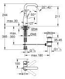 Bateria Umywalkowa Essence L Hard Graphite 32628A01 Grohe