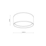 mini: BILBAO WHITE/GOLD LAMPA SUFITOWA 4  450 (4)