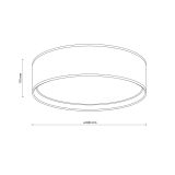 mini: BILBAO WHITE/GOLD LAMPA SUFITOWA 4  600 (4)