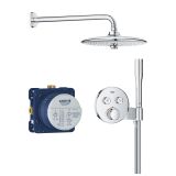 Zestaw Prysznicowy Grohtherm SmartControl Podtynkowy z Deszczownicą Euphoria 260 34867000 Grohe