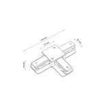 mini: TRACER WHITE łącznik T (2)