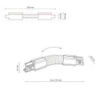 mini: TRACER TRÓJOBWODOWY  WHITE łącznik ELASTYCZNY (3)