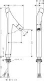 Bateria Axor 12013000 Chrom Hansgrohe