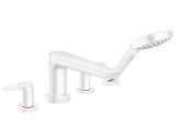 4-Otworowa Bateria Na Brzeg Wanny Talis E Biały Mat 71748700 Hansgrohe