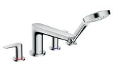 4-Otworowa Bateria Na Brzeg Wanny Talis E Chrom 71748000 Hansgrohe