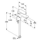 Bateria Umywalkowa Ameo DN 15 410280575 Kludi