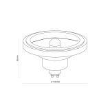 mini: żarówka LED ES111 GU10 230V 11 W 4000K (2)