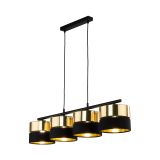 mini: HILTON BLACK/GOLD LAMPA wisząca 4 (9)