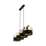mini: HILTON BLACK/GOLD LAMPA wisząca 4 (10)