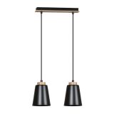 mini: Lampa wisząca BOLERO nowoczesna czarna E27 15W LED (1)