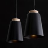 mini: Lampa wisząca BOLERO nowoczesna czarna E27 15W LED (3)