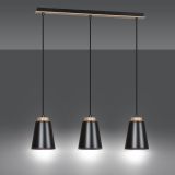 mini: Lampa wisząca BOLERO nowoczesna czarna E27 15W LED (4)