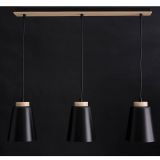 mini: Lampa wisząca BOLERO nowoczesna czarna E27 15W LED (7)
