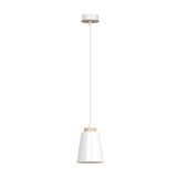 mini: Lampa wisząca BOLERO nowoczesna biała E27 15W LED (1)