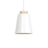 mini: Lampa wisząca BOLERO nowoczesna biała E27 15W LED (2)