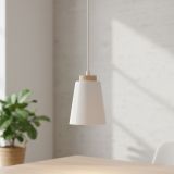 mini: Lampa wisząca BOLERO nowoczesna biała E27 15W LED (3)