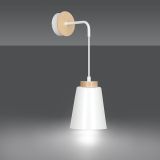 mini: Kinkiet BOLERO skandynawski biały E27 15W LED (2)