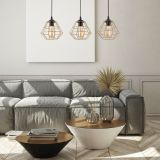 mini: DIAMOND NEW BLACK/GOLD LAMPA wisząca 3 LISTWA (4)