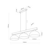 mini: OSLO WHITE LAMPA wisząca 3 (6)