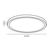 Lampa Sufitowa Oja 42 Biała IP20 2015106101 2015106101 Nordlux
