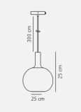Lampa Wisząca Alton 25 Szklana Przydymione Szkło 47313047 Nordlux