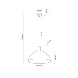 mini: OSLO WHITE LAMPA wisząca 1 (9)