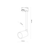 mini: TRACER TOP WHITE LONG 1 GU10 (4)