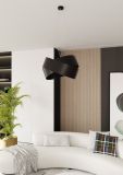 mini: Lampa wisząca VIENO nowoczesna czarna E27 15W LED (4)