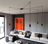 mini: Lampa wisząca TRAKER nowoczesna czarna GU10 10W LED (8)