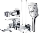 Zestaw Bateria Wannowa + Zestaw Prysznicowy Teo Chrom Emporia