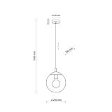mini: ESME GRAPHITE LAMPA wisząca 1  250 (4)