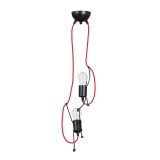 mini: Lampa wisząca BOBI nowoczesna czarna E27 15W LED (1)