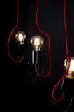 mini: Lampa wisząca BOBI nowoczesna czarna E27 15W LED (4)
