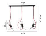 mini: Lampa wisząca BOBI nowoczesna czarna E27 15W LED (6)