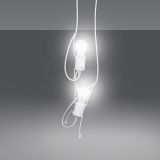 mini: Lampa wisząca BOBI nowoczesna biała E27 15W LED (2)