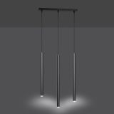 mini: Lampa wisząca SELTER 3 nowoczesna czarna G9 8W LED (3)