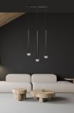 mini: Lampa wisząca SELTER 3 nowoczesna czarna G9 8W LED (5)