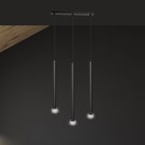 mini: Lampa wisząca SELTER 3 nowoczesna czarna G9 8W LED (6)