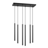 mini: Lampa wisząca SELTER nowoczesna czarna G9 8W LED (1)