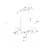 mini: ESTERA BLACK LAMPA wisząca 7 (4)