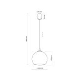 mini: VENEZIA CHROM LAMPA wisząca 1 (6)