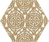 Dekor Shiny Lines A Gold Mat 19,8x17,1 Paradyż My Way