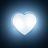 mini: HEART BLUE LAMPA SUFITOWA 2 (3)
