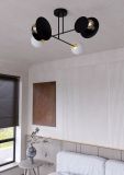 mini: Lampa sufitowa MINERVA nowoczesna czarna E27 15W LED (5)