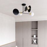 mini: Lampa sufitowa MINERVA nowoczesna czarna E27 15W LED (7)